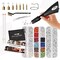 Hotfix Applicator, 4400 Rhinestones , Bedazzler Kit with Rhinestones, DIY Wand Setter Tool Kit with 7 Different Tip Sizes, Tweezers, Cleaning Brush, User Manual, and